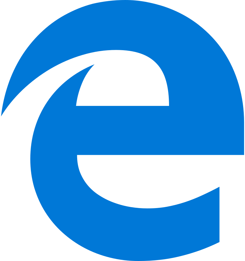 旧Edgeのロゴ