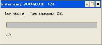 KAITO V1の「Taro Expression DB...」